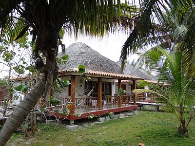 Bungalow auf der Insel Cayo Levisa