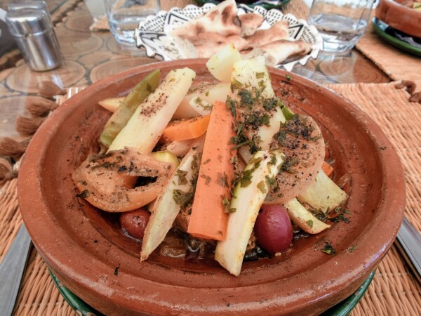 © Barbara Blunschi reisen-lifestyle.ch Köstliches Endresultat des Kochkurses im Targent-Zentrum in Taghazout.
