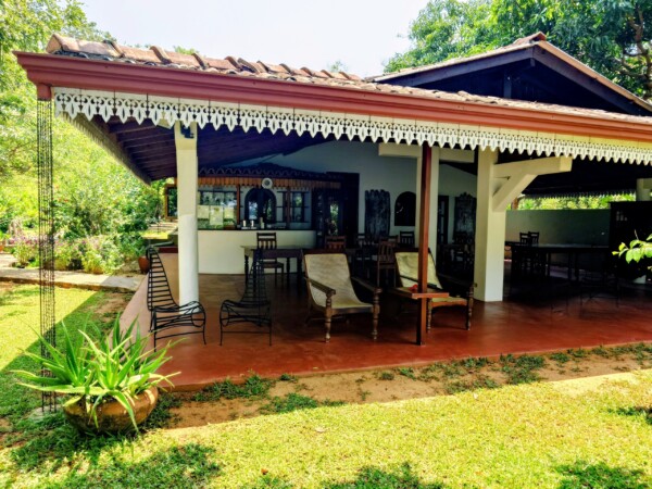 © Barbara Blunschi reisen-lifestyle.ch Sri Lanka Der Empfangsbereich für die Behandlungen im Thaulle Ayurveda Resort.